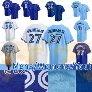 27 Vladimir Guerrero Jr. 11 Bo Bichette Baseball Jersey 36 Davis Schneider Toronto 39 Kevin Kiermaier 4 George Springer Daulton Varsho Chad Green Alek Manoah