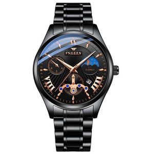 Relógio de moda simples coreano relógio de estudante feminino calendário preto à prova dwaterproof água ultra fino relógio de quartzo masculino