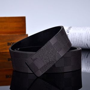 Fashion designer mens belts with alloy gold silver black V buckle leather belt for men high quality Genuine Leathers Waistband274C