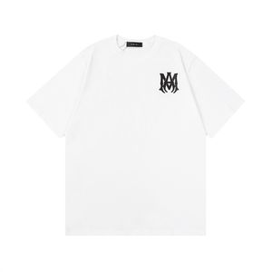 Designer masculino t-shirt de alta qualidade novo clássico impresso moda casual luxo 100% algodão de alta qualidade camisa respirável camisa de manga de rua tamanho grande M-3XL # 22