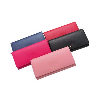 Borse firmate classiche portafoglio lungo portamonete con cerniera carte e monete famosi portafogli da donna portamonete portamonete pochette 258M