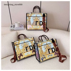 Designer-Pendlertasche für Damen, neue Damenhandtasche, große Einzelschulter-Umhängetasche, Graffiti-Farbmalerei-Drucktaschen