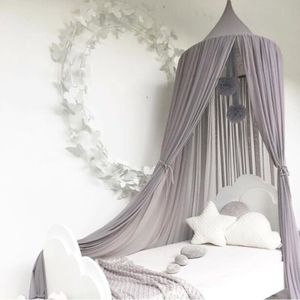 ins nuova tenda da letto per bambini chiffon cupola letto tende per bambini principessa 4 colori zanzariera opzionale271S