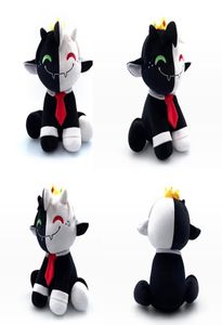 New online red ranboo sitting black and white doll plush toy creative gift for children1618393