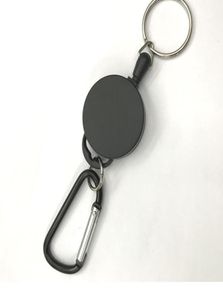 Utdragbar nyckelutdragbar tråd hushållsundries 60 cm nyckelring clip pull anti förlorad ID -korthållare nyckelkedja 15 N22971032