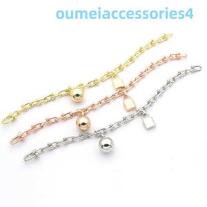 2024 Jewelry Designer Brand Chain Chain Single Layer U-shaped Bracelet Gold/silver/rose As Wedding Christmas Gift