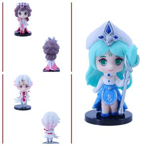 manga feeling figurin manga 6PCS anime manga figura modello figura animale Antico personaggio Zhuge Liang figurine manga anime pop figura Decorazione bambola giocattolo manga anime