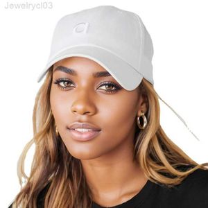 AL Yoga Off-Duty Cap Trucker Hats Beisebol Algodão Bordado Hard Top Hat Masculino e Feminino Europeu Americano Tendência Casual Proteção Solar Hat9X7K