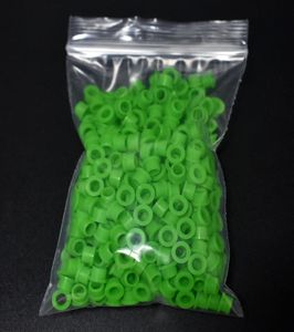 Confezione da 500 pezzi Occhielli in silicone colorato per Focus V Carta Atomizzatore Ricostruisci Kit di riparazione Dab Rig Accessori per vaporizzatore per erbe secche6688299