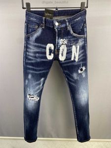 Tr apstar marka dsq erkek kot pantolon dsq Coolguy kot hip hop tasarımı yırtılmış sıkıntılı denim dsq mavi kot 836