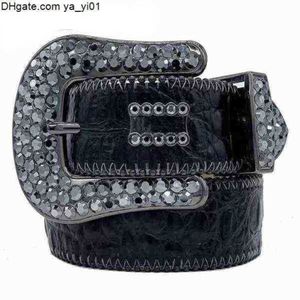 Belt Designer 2022 Bb Simon Belts for Men Women Shiny diamond belt white cintura uomo boosluxurygoods 8000246w