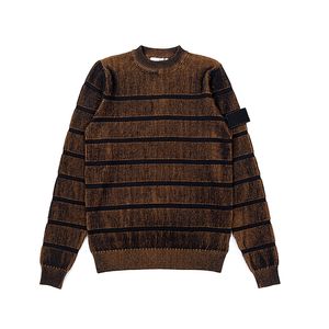 Męski projektant sweter topstoney jesienne zima nowa kobieta mężczyźni swetry pullover we Włosze styl przyczynowy cienki para klasy klasyczny z kapturem w paski vintage Sweter