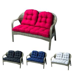 3 Pcs Bench Soft Cotton Seat Cushion Home Garden Furniture Patio Lounger Chairs Back Cushions Lounger Bench Seat Chair Pillows Y20267n