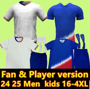 25 USWNT Usas Soccer Jersey Football Shirts 4 Stars Kids Kits USMNT 23 24 Maillot De Foot Men Concacaf Gold Cup 2024 Women's World Mckennie SMITH MORGAN