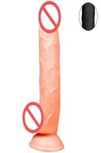 925 polegadas sendo fetiche vibrador com ventosa realista macio gigante chocolate pênis vaginal estimulador de bunda garganta profunda sexo brinquedo4532274