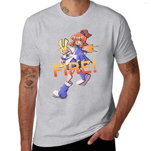 Men's Tank Tops Puyo Arle FIRE! T-Shirt For A Boy Heavyweights Short Sleeve Tee Summer Sweat Shirts Men