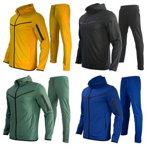 Tuta da uomo tute firmate tech pile set da 2 pezzi mens basket calcio calcio felpa con cappuccio giacca pantaloni set da palestra abbigliamento sportivo moda casual asciugatura rapida