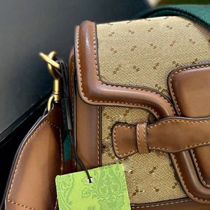 10AAAAA Högkvalitet Canvas Mini Messenger Bag Läder Crossbody Bag Flip Shoulder Bag Classic Brand Designer Handväska