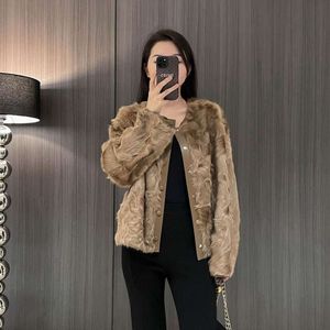 Haining High End Double Wear Small Lake Seep Curl Fur Coat Women 's Winter 2023 New Edition 433417