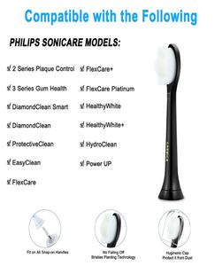 Yedek diş fırçası kafaları Yükseltilmiş kalite ve tüm Philips Sonicare Screwon Elektrikli Diş Fırçaları 10 Pack5365894