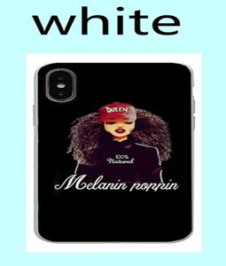 Black Gold Cool Melanin Poppin Girl Printed Samsung Case and IPhone Case for Iphone 5 IPhone 6 7 8 X Concha Fundas Coque1625943
