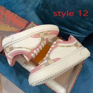 Scarpe allacciate da donna designer da donna sneaker da scarpe al 100% in pelle Lady Flat Running Letters Woman Shoe Platform Men Fans Sneakers Tage 35-45 1833