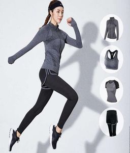 French DK Yoga suit women039s leisure morning air breathing quick drying gym running slim in autumn and winter3250555