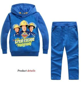 Tuta per bambini Tuta da bambino per ragazzo Set Fireman Sam Abbigliamento Tuta da jogging Nova Ragazze adolescenti Boutique Abiti Autunno Y2003258788278