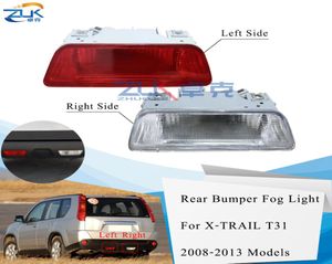 ZUK For Nissan For XTrail XTRAIL T31 2008 2009 2010 2011 2012 2013 Rear Fog Lamp Fog Light With Bulb Reversing Lamp Reflector9864616