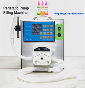 By DHL 54000ml Semi Automatic Peristaltic Pump Machine Detergent Eye Dropper Gel Juice Thick Liquid Filling Machine4330226