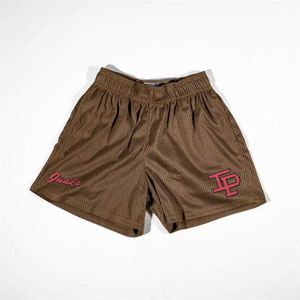 American Fashion Shorts Ip Casual Sports Mesh Quarter Pants Mens and Womens Knee Length Basketball Running Training