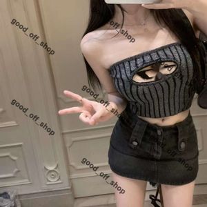 Disel Top Designer Shirt Deisel Shirt BB Top Women Pure Sweety Girl Sexy Short Top Top Women's Summer Sense Small Show Chest Hollow Rose Desel Shirt Top Letter D 148