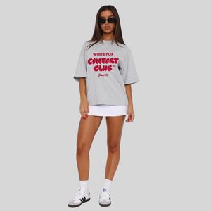 Designer de camisa de raposa branca White Foxs Sweatshirt T-shirt Top Quality Cotton Casual Tees Casual Shorts Sleeve Street Slim Fit Hip Hop Streetwear 845