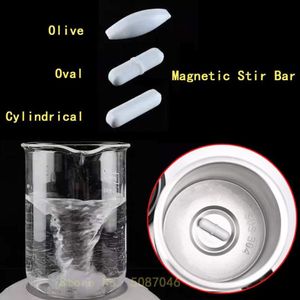 Mugs Olive Oval Cylindrical 3Style Magnetic Stir Bar Automatic Self Stirring Mug Cup Rod Non-Corroding317f