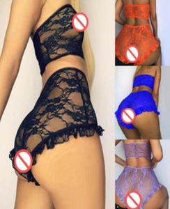 Women Seksowna bielizna koronkowa Top Bra Ladies Thong Zestaw bielizny Zestaw nocnej odzieży nocnej 4755285