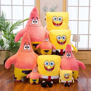 Sponge Plush Toy Starfish Pillow Doll Kawaii Cartoon Anime Dekoracja pokoju