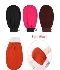 Exfolierande handskar Mitten Bath Body Scrub Mitt Exfoliation Glove Skin Exfoliator Mitts For Men Women2670616