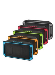 SC208 SC208 Mini przenośne głośniki Bluetooth bezprzewodowe inteligentne ręce głośnik Big Suboofer Supwoofer TF i USB FM Radio FR4903514