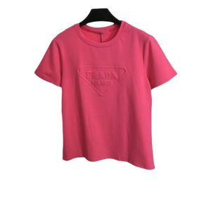 여성 Tshirt 디자이너 오리지널 품질 여성 Tshirt New Womens Sports 세트 삼각형 편지 라운드 목 목마 짧은 소매 티셔츠 탄성 허리 캐주얼 바지