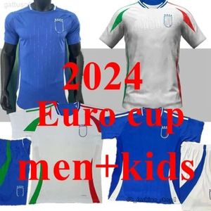 Italien 24 25 Soccer Jersey Nicolo Barella Manuel Lazzari Davide Frattesi Nicolo Zaniolo Andrea Colpani Stephan El Shaarawy National Team Home Away Kid Kit 347