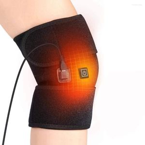 膝パッドエレクトリックコンプレスパッド5V USB/TYPE-C充電加熱ブレースは、関節痛を緩和するためにポケット加熱します