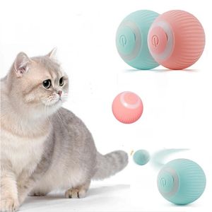 Akıllı Kedi Oyuncakları Otomatik Haddeleme Teaser Ball Kapalı İnteraktif Kedi Eğitim Oyuncakları Sessiz Elektrik Topları Evcil Aksesuarlar 240229