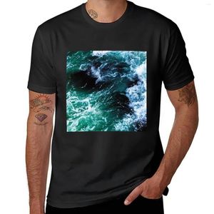 Herren Tank Tops Blau Ozean Sommer Strand Wellen T-Shirt T-Shirt Sport Fan T-Shirts Anime Mann Herren T-Shirts