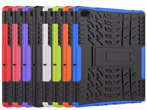 Samsung Galaxy Tab A7 104インチケースSMT500 T505 A8 105 S6 Lite S7 Plus TPU PC ShockProof Stand Cover9806455の鎧のケース