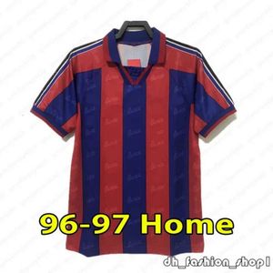 レトロバルセロナサッカージャージ96 97 08 09 10 11 Xavi Ronaldinho Ronaldo Ronaldo Rivaldo Guardiola Iniesta Finals Classic Maillot 12 13 14 15 17 17フットボールシャツ851