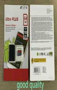 高品質の新しいUltra A1 16GB32GB64GB128GB256GBスマートフォン実際の容量マイクロメモリSDカード100MBS UHSI C10 TF CARD WIT9802449