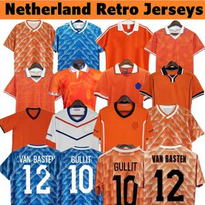 1988レトロサッカージャージヴァンバステン1997 1998 1994 96 97 98ガリットリッカードダビデスサッカーシャツseedorf kluivert cruyff sneijder neder land retroシャツ