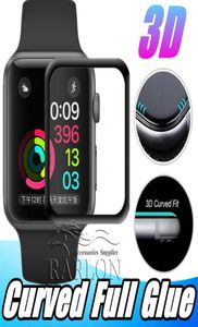 3D Tam Kapalı Temperli Cam Film Ekran Koruyucusu 9H Koruyucu Kapak Apple Watch Iwatch 42mm 38mm 40mm 44mm6804068