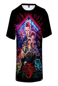 Stranger Things 3 3DプリントTシャツBoysgirlskids Tshirtの逆さま11の面白いTシャツグラフィックティーカワイイ衣類8302756