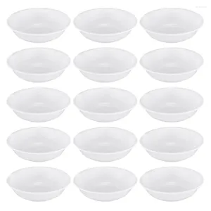 Plates 15Pcs Kitchen Sauce Condiment Plastic Small Dishes Household Tableware